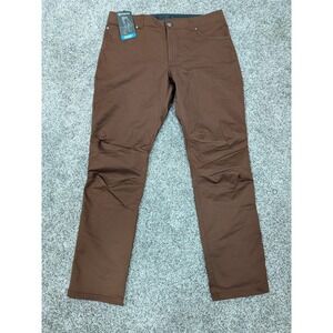 NWT Men's Kuhl Rydr Pants Dark Khaki Size 38X34